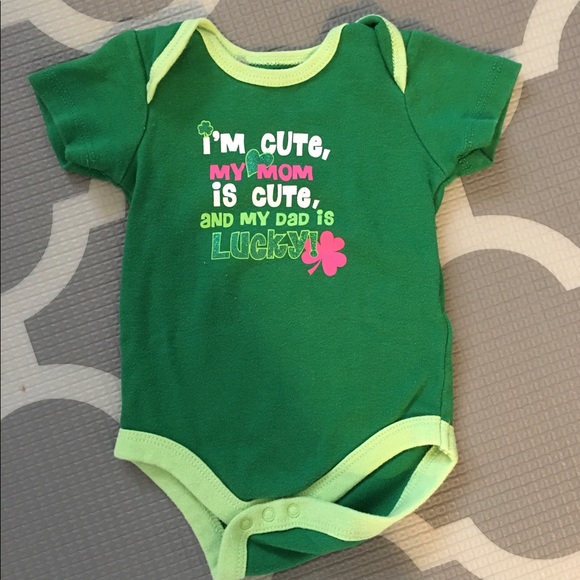 Patrick\u2019s Day Onesie Lucky St